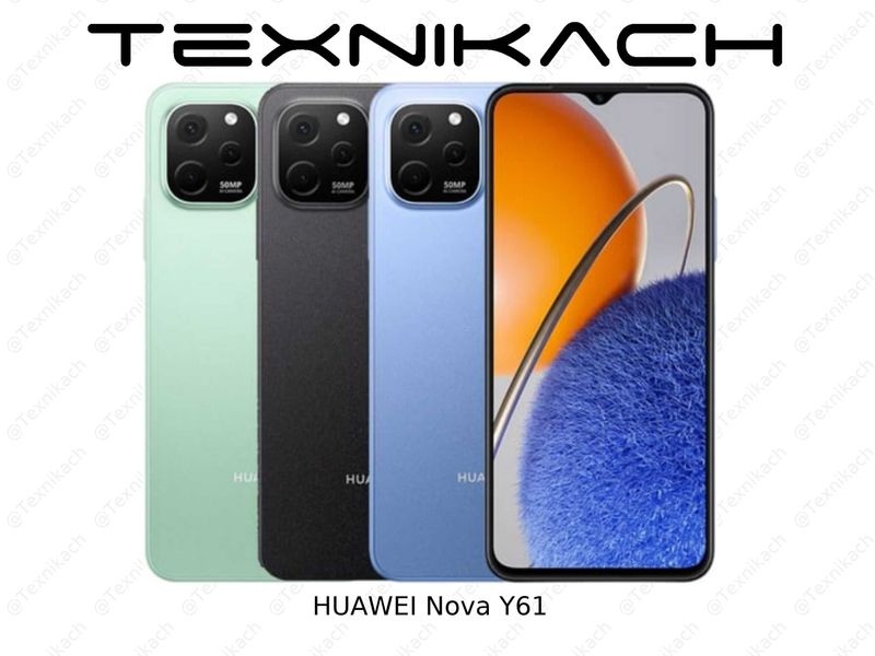 Yangi • Huawei Nova Y61 • Dastavka Yangi • Huawei Nova Y61 • Dastavka