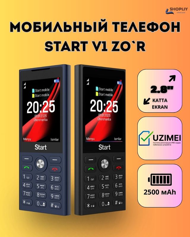Mobil telefon Start V1 GSM 2 SIM Mobil telefon Start V1 GSM 2 SIM