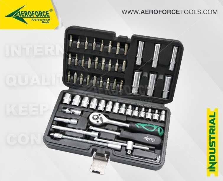 Набор инструмент AEROFORCE AE-S56 1/4 56PCS Набор инструмент AEROFORCE AE-S56 1/4 56PCS