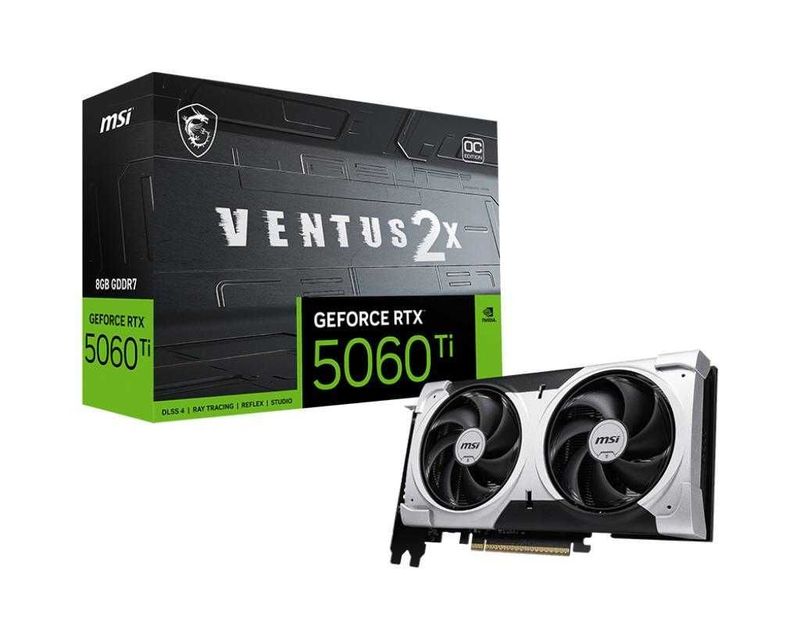 MSI GeForce RTX™ 5060 Ti 8G VENTUS 2X OC plus MSI GeForce RTX™ 5060 Ti 8G VENTUS 2X OC plus