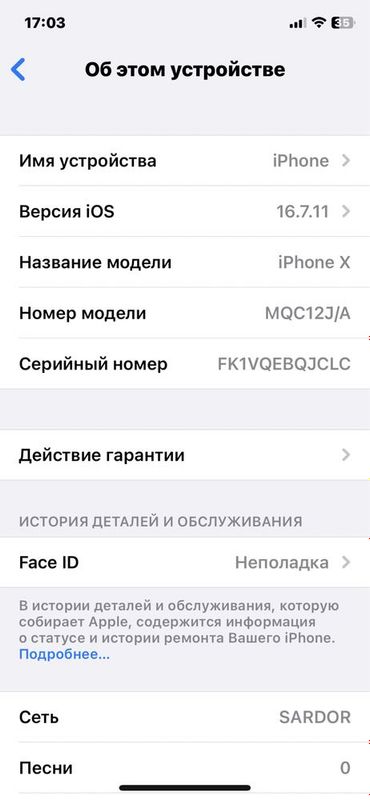 Iphone x 256 holati 70
