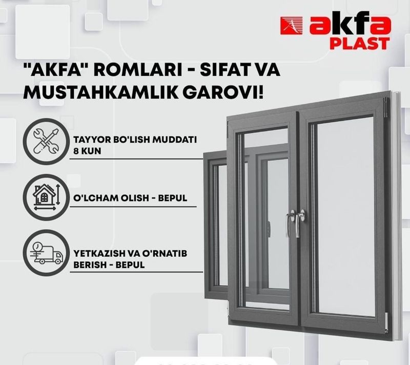Akfa eshik va romlar Akfa eshik va romlar