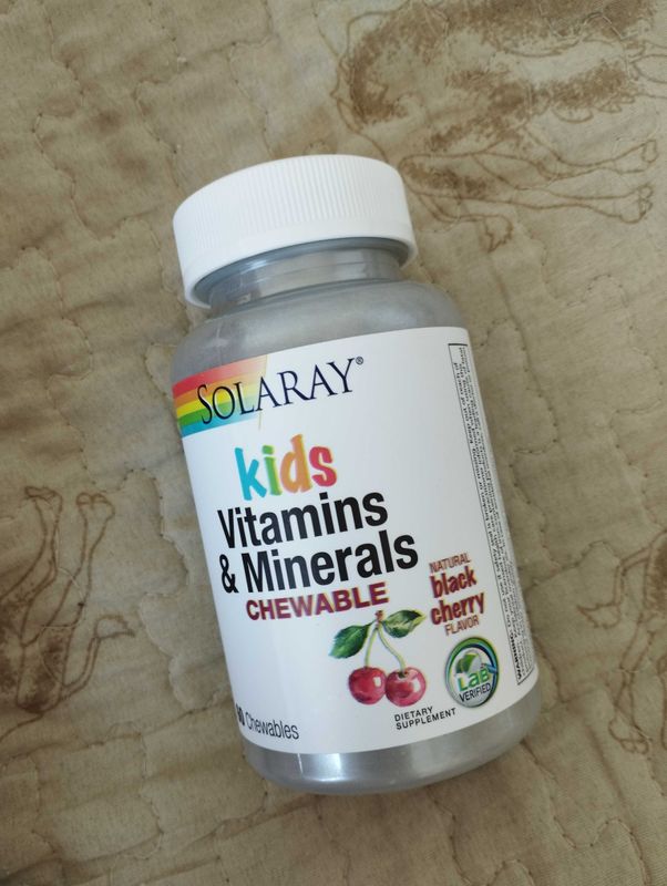 Solaray kids multivitamin. Мультивитамин детский