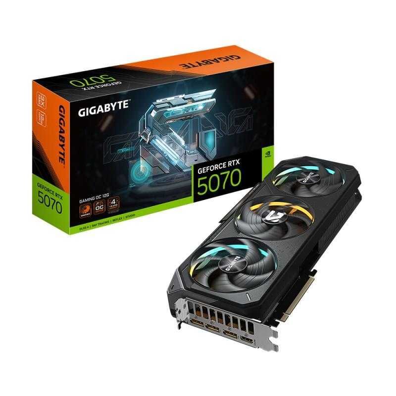 Видеокарта GIGABYTE GeForce RTX 5070 GAMING OC Видеокарта GIGABYTE GeForce RTX 5070 GAMING OC