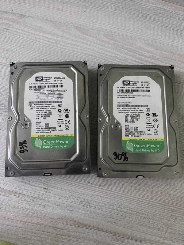 Жесткие диски 500gb 1TB Жесткие диски 500gb 1TB