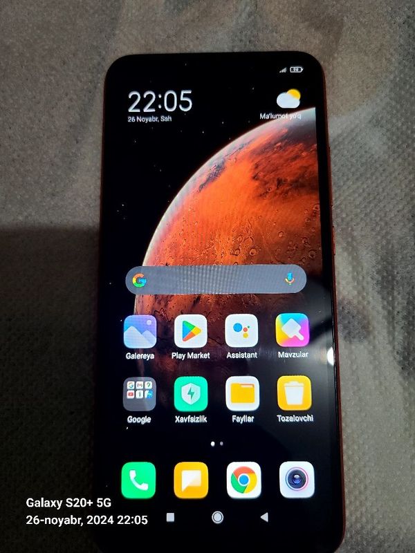 Redmi 9s usta kormagan holati alo