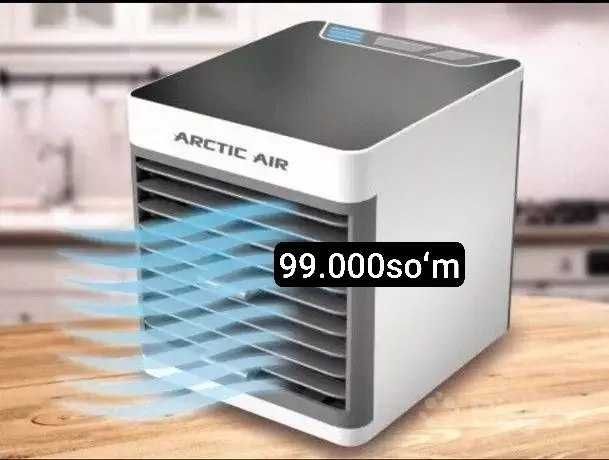 Portativ mini ventilyator Arctic air, havo sovutgich. Dastafka bepul