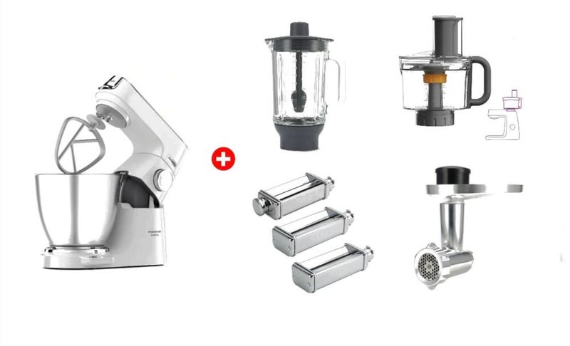 Кухонная машина(Комбайн) Titanium Chef Baker XL+ 7 насадок Кухонная машина(Комбайн) Titanium Chef Baker XL+ 7 насадок