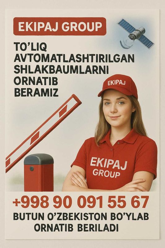 Shlakbaum montaj + kafolat – EKIPAJ GROUP 24/7 Shlakbaum montaj + kafolat – EKIPAJ GROUP 24/7