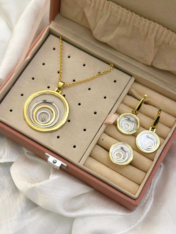 Chopart kamplekt sipochka+zirak+uzuk Chopart kamplekt sipochka+zirak+uzuk