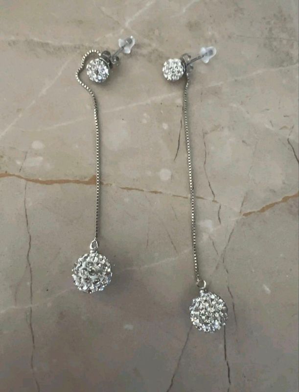 Серьги из стерлингового серебра+бонус Серьги из стерлингового серебра+бонус