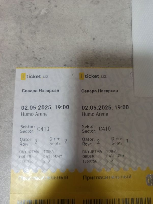 Sevara Nazarxonni konsertiga bilet Sevara Nazarxonni konsertiga bilet