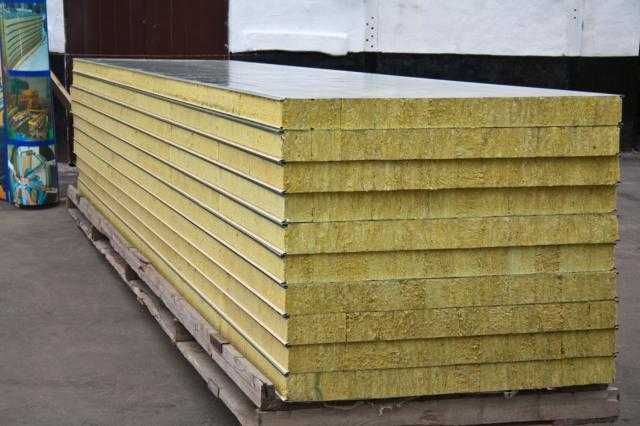 Mineral yundan issiqlik saqlagichli ishonchli sendvich panellar Mineral yundan issiqlik saqlagichli ishonchli sendvich panellar