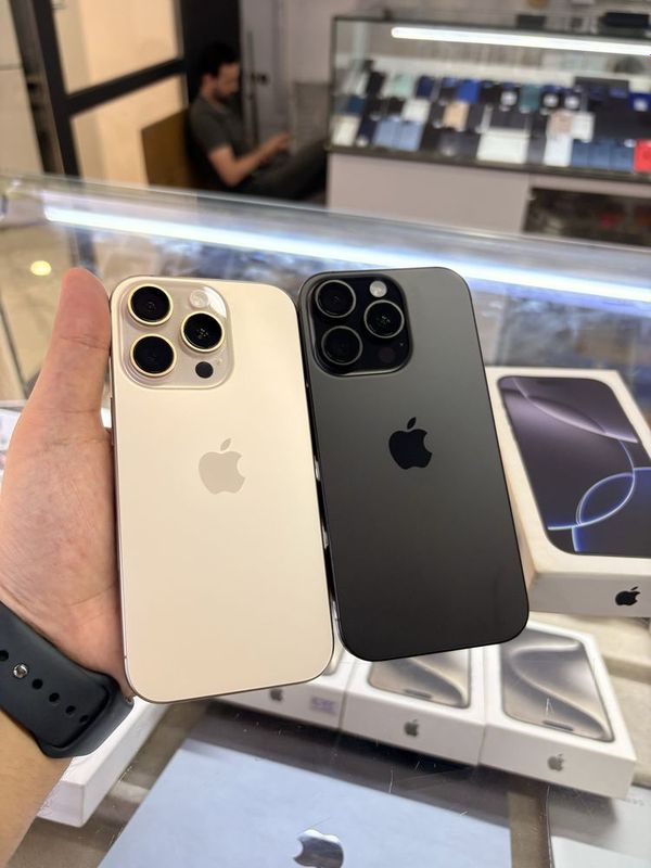 iPhone 16 Pro 128 gb yengide 2 ta bor iPhone 16 Pro 128 gb yengide 2 ta bor