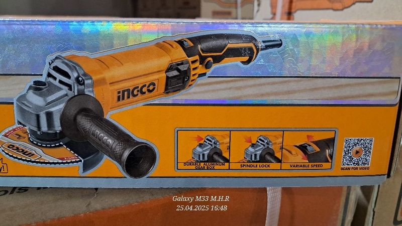 Ingco балгарка 125мм
