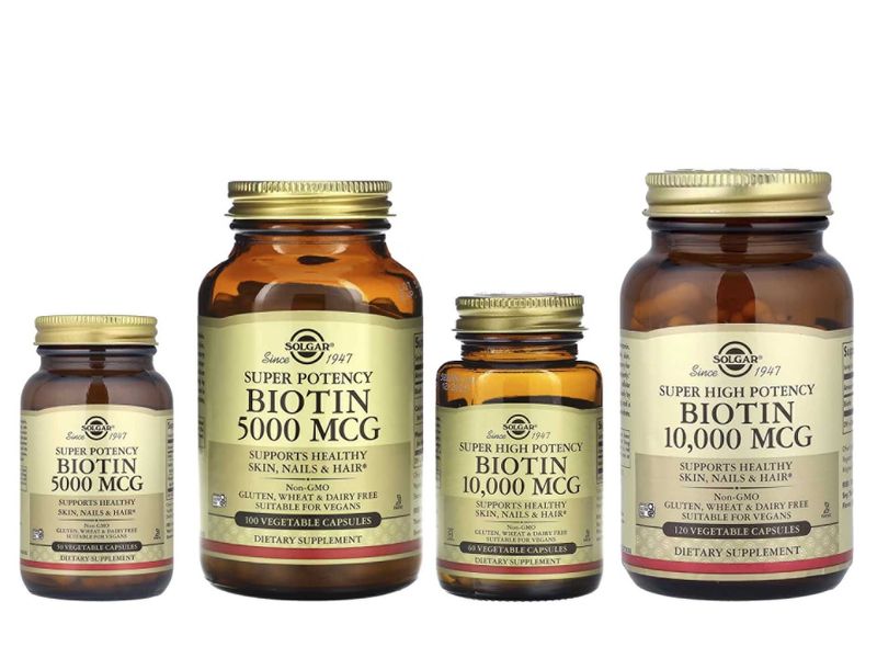 Solgar биотин Solgar Biotin 5000 мкг и 10000 мкг Solgar биотин Solgar Biotin 5000 мкг и 10000 мкг