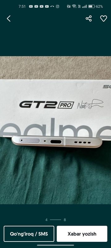 Realme gt 2 pro sotiladi yoki obmen qlinadi