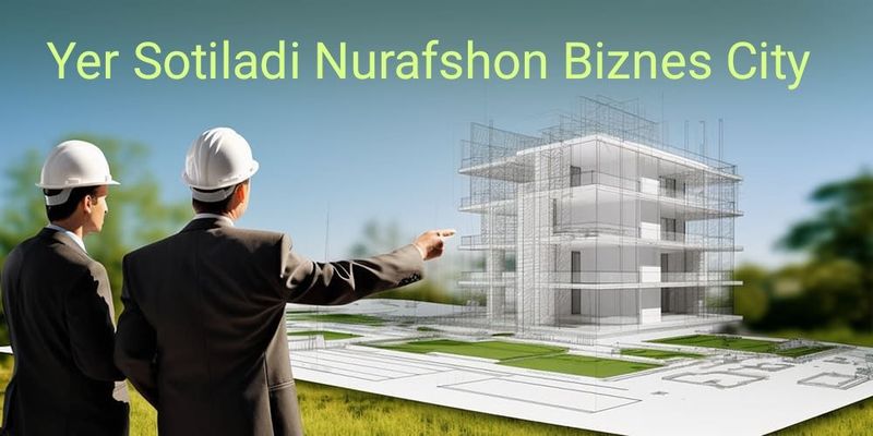Yer Sotiladi Nurafshon Biznes City ichidan 10 sotix notariusga tayyor Yer Sotiladi Nurafshon Biznes City ichidan 10 sotix notariusga tayyor