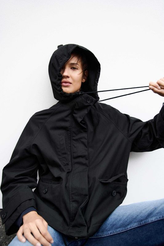 ZARA ZW Collection куртка с капюшоном ZARA ZW Collection куртка с капюшоном