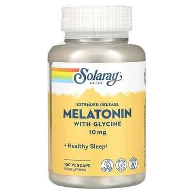 Melatonin with L-Glycine 10mg Solaray N100