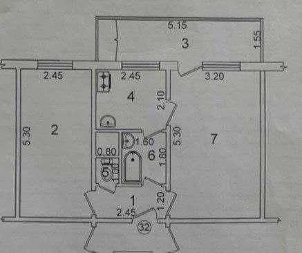Срочно 2х ком квартира Юнусобад 7 квартал 2/2/4