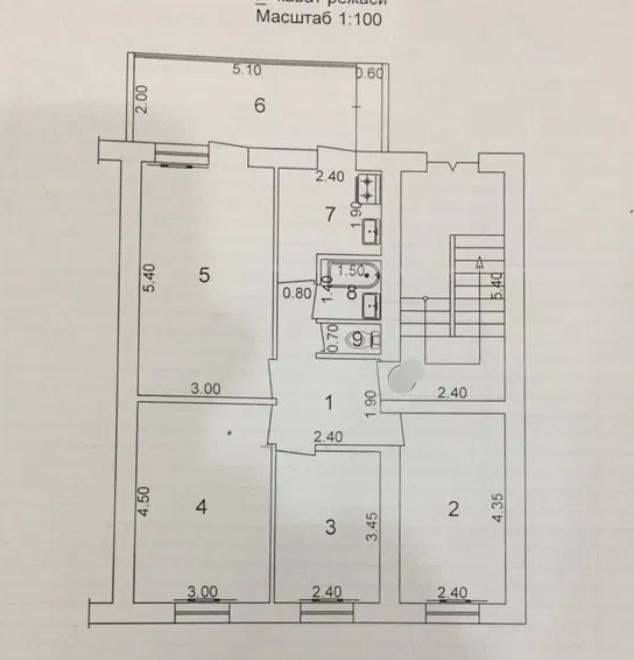 Квартира Ц-13 Лабзак 4/4/4 80 кв.м