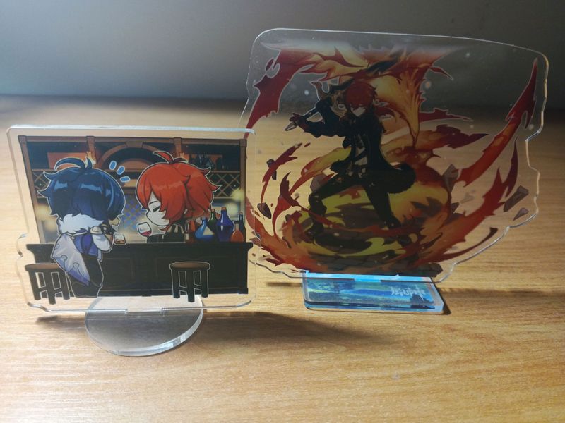 Акриловые аниме фигурки из Genshin Impact Акриловые аниме фигурки из Genshin Impact