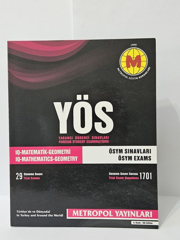 Купите книгу для подготовки к экзамену YÖS и поступайте в вузы Турции! Купите книгу для подготовки к экзамену YÖS и поступайте в вузы Турции!