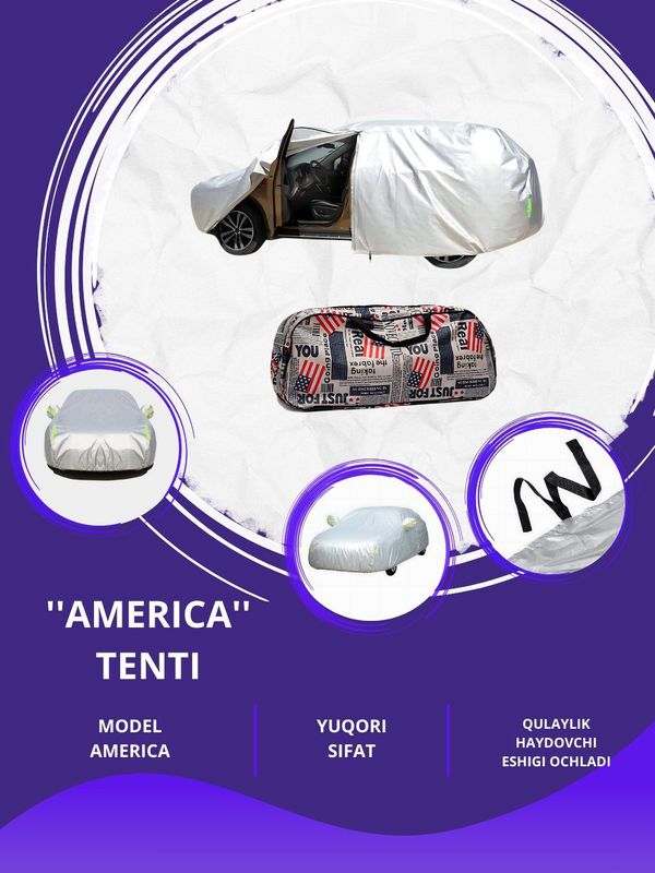 Amerikan tent barcha mashina uchun orginal dostavka bor