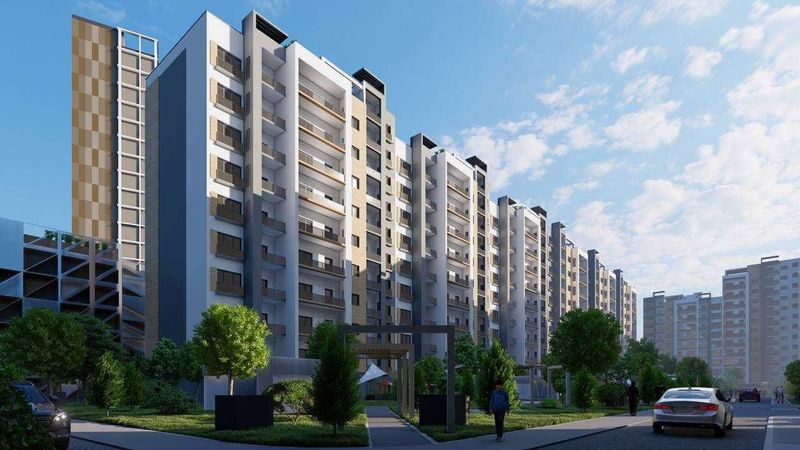 Продается 2х-комнатная квартира коробка 59,5 м2 ЖК Modern Sergeli