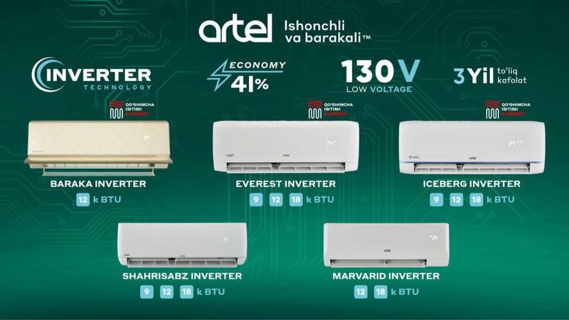Кондиционеры Artel 12-18 BTU Invertor Кондиционеры Artel 12-18 BTU Invertor