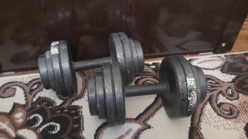 гантели разборные 2 шт. по 15 кг
