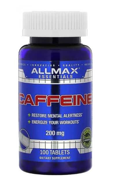 Кофеин, 200 мг, 100 таблеток - ALLMAX - (USA)