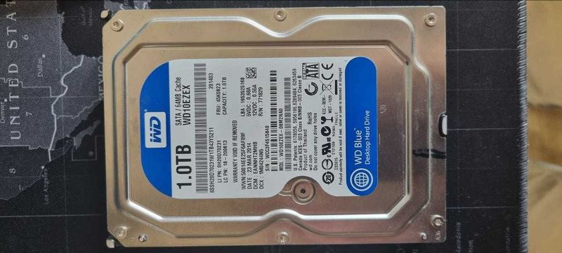 1 TB WD Blue с гарантией 100%