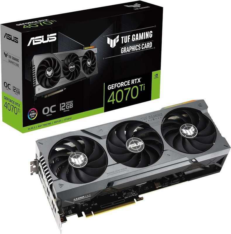 ASUS TUF RTX™ 4070 Ti OC (PCIe 4.0, 12GB GDDR6X, HDMI 2.1a)