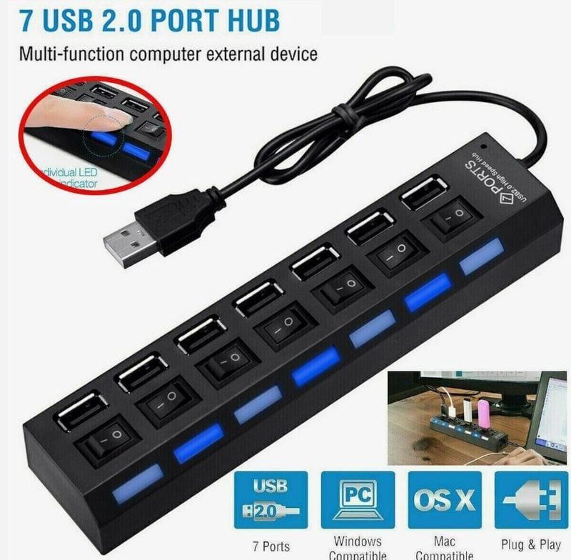 Usb hub 7usb port