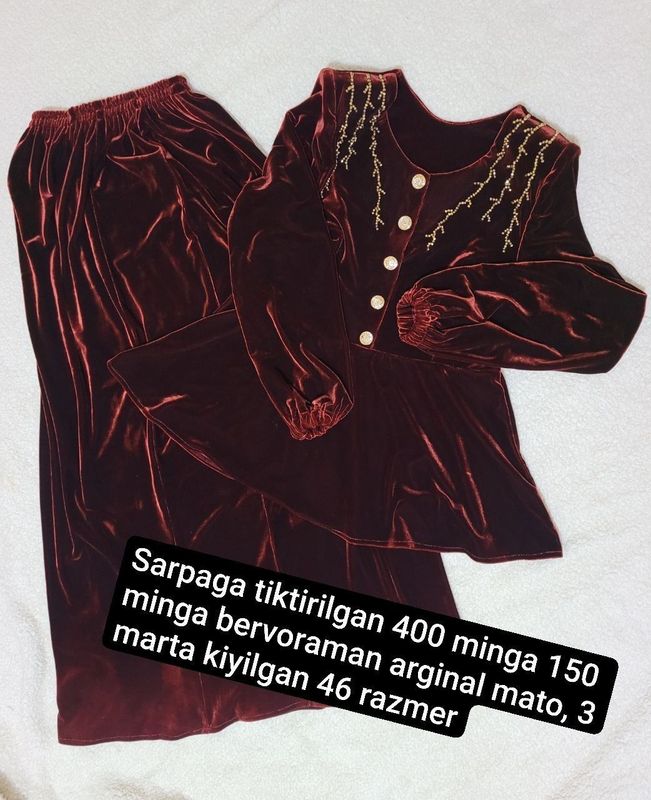 Ayollar kiyimi holati juda yaxshi Ayollar kiyimi holati juda yaxshi