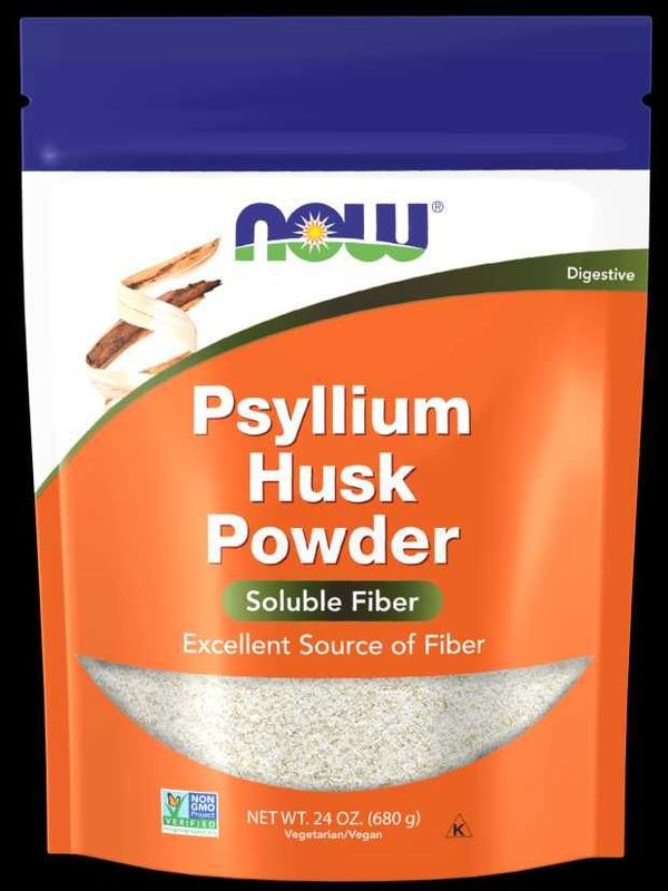 NOW Foods, Psyllium Husk, Шелуха семян подорожника, Псилиум Хуск 680 г