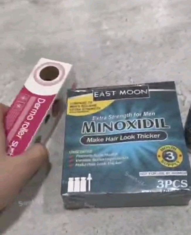 Minoksidil va Derma roller soch va soqol uchun Minoksidil va Derma roller soch va soqol uchun