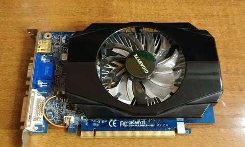 Продам видеокарту GIGABYTE GV-N220-1GI (rev. 3.0) 1GB/128Bit