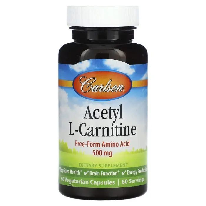 Acetyl L-Carnitine 500 мг – 60 растительных капсул Acetyl L-Carnitine 500 мг – 60 растительных капсул