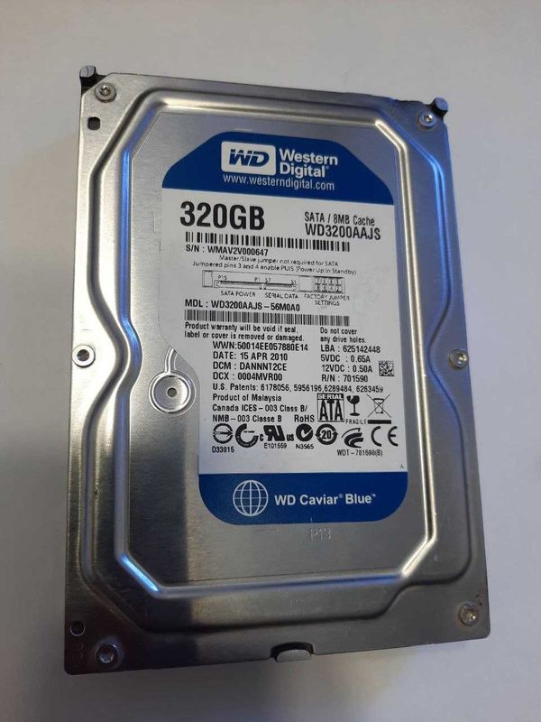 Винчестер HDD 320 GB сотилади