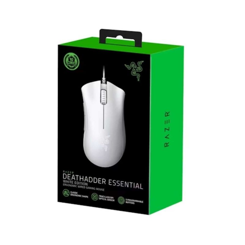 [НОВАЯ] Игровая мышка Razer DeathAdder Essential (2021) - White