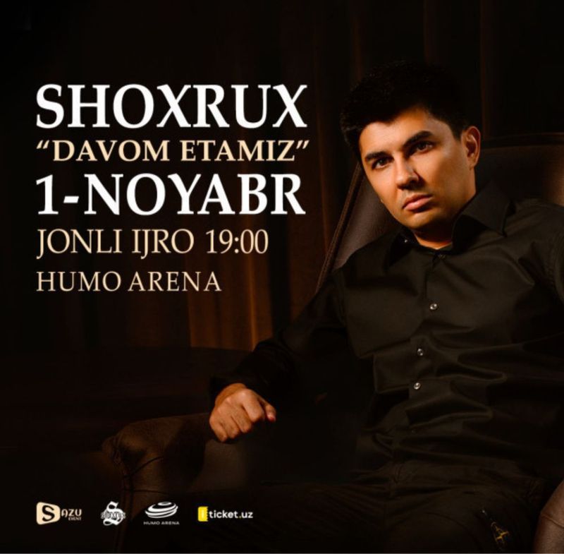 Shoxrux rep bilet (HUMO ARENA) 2025 Shoxrux rep bilet (HUMO ARENA) 2025