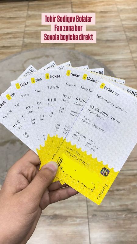 Tohir Sodiqov Bolalar Bilet fanzona Tohir Sodiqov Bolalar Bilet fanzona