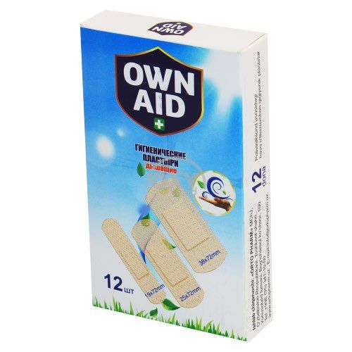 Пластыри гигиенические OWN AID поливинилхлорид №12 Пластыри гигиенические OWN AID поливинилхлорид №12