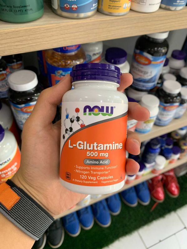 NOW FOODS L-Glutamine 500mg - 120 vcaps NOW FOODS L-Glutamine 500mg - 120 vcaps