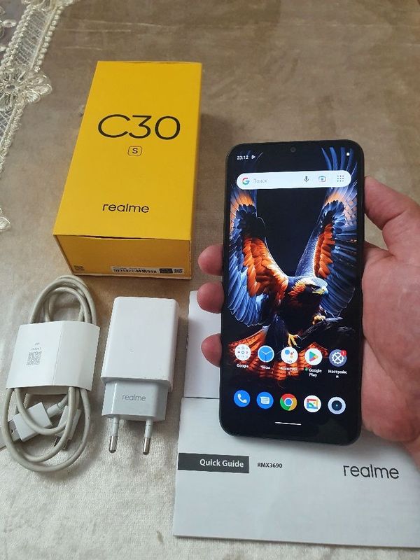 Srochna sotiladi Xiaomi Realme C30s 4+1/64Gb Black Orginal Karobka Bor Srochna sotiladi Xiaomi Realme C30s 4+1/64Gb Black Orginal Karobka Bor