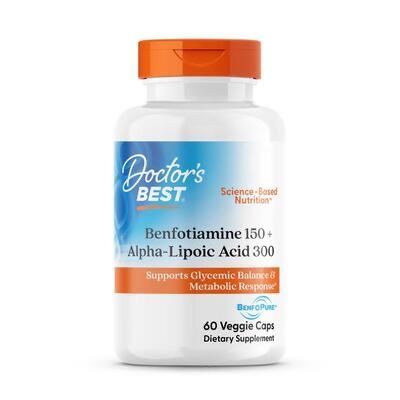 Альфа-липоевая кислота 600мг 60 капсул Doctor's Best из Америки Альфа-липоевая кислота 600мг 60 капсул Doctor's Best из Америки
