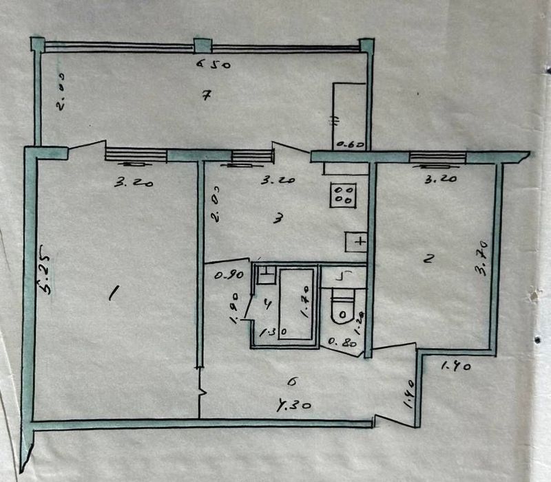 2/2/4 60м2 улучшенка ТТЗ-1 Ориентир базар